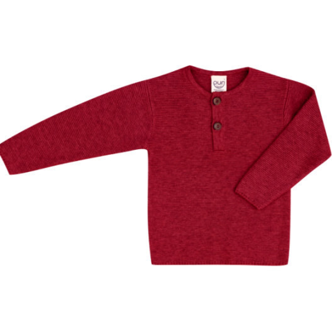 Puri Pullover Baumwolle / Wolle rot