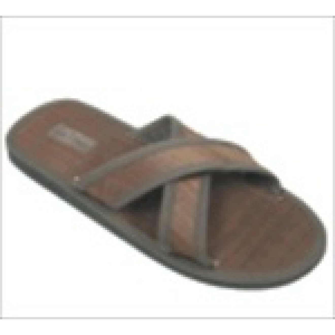 Zimtlatschen braun Zimtschuhe Kreuzriemen